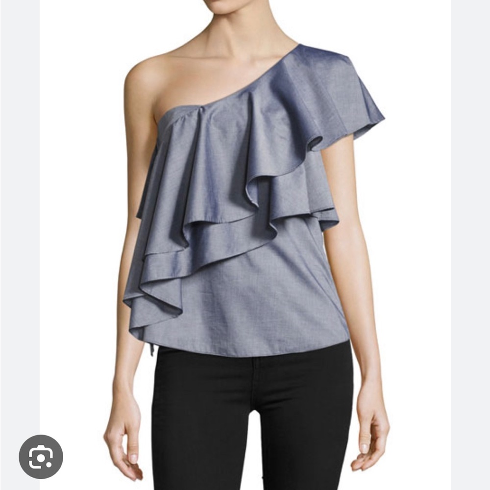 Milly grey cotton top size S NWOT.